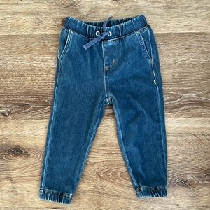 Little Sleepies Mid-Wash Denim Jogger 2T